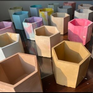 Hexagon container or vessel